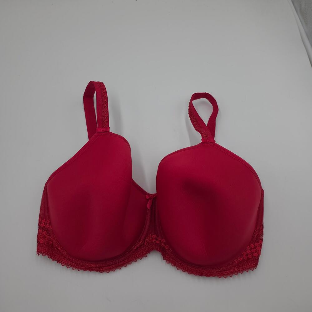Fantasie Rebecca FL2024 Underwire Spacer Molded T-Shirt Bra in Red Size 32GG